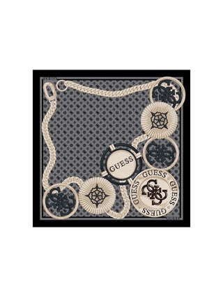 FOULARD DONNA - GUESS NERO - AW5416 SIL90