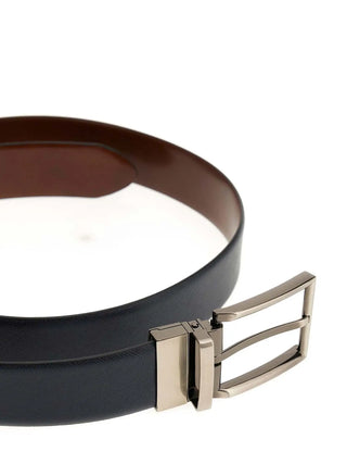 CINTURA UOMO - GUESS BLU-MARRONE - BM7822 P5335 3