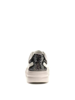 SNEAKERS DONNA - GUESS BIANCO-ARGENTO - FLFE10 ELE12 3