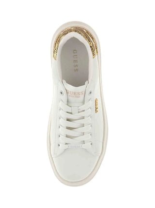 SNEAKERS DONNA - GUESS BIANCO-ORO - FLFE10 ELE12 4