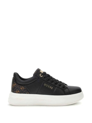 SNEAKERS DONNA - GUESS NERO-MARRONE - FLFWLL PEL12