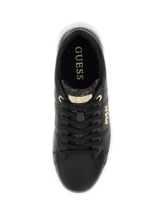 SNEAKERS DONNA - GUESS NERO-MARRONE - FLFWLL PEL12 4