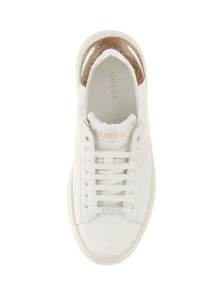 SNEAKERS DONNA - GUESS BIANCO-BEIGE - FLJELB FAL12 4