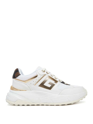 SNEAKERS DONNA - GUESS BIANCO-MARRONE - FLTFON FAB12