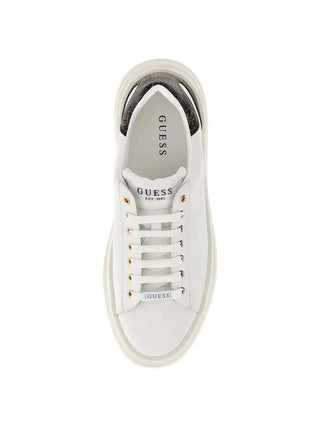 SNEAKERS UOMO - GUESS BIANCO-MARRONE - FMPVIB LEA12 4