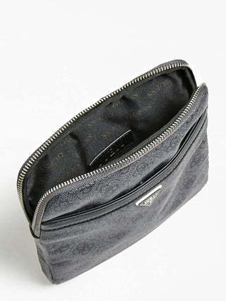 TRACOLLA UOMO - GUESS NERO - HMEVZL P2223 3