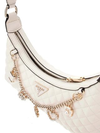 BORSA A SPALLA DONNA - GUESS BIANCO - HWEG86 79180 3