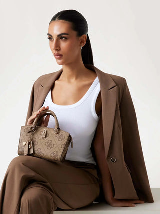 BORSA A MANO DONNA - GUESS MARRONE - HWOS96 55760 4