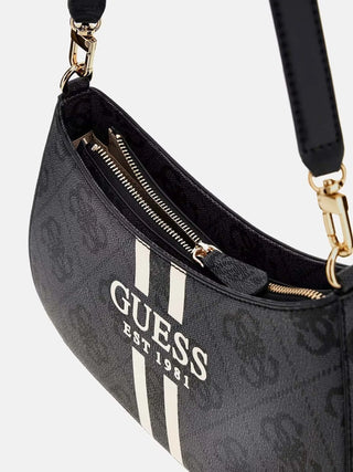 BORSA A SPALLA DONNA - GUESS CARBONE - HWOS96 72180 3