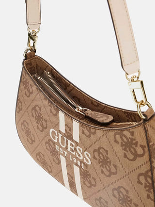 BORSA A SPALLA DONNA - GUESS MARRONE - HWOS96 72180 3