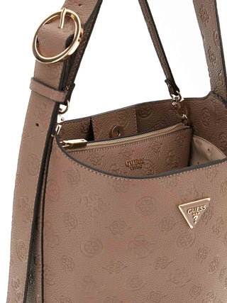 BORSA A SPALLA DONNA - GUESS TAUPE - HWPD98 88040 3