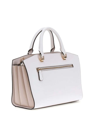 BORSA A MANO DONNA - GUESS BIANCO-TAUPE - HWVG96 55060 2