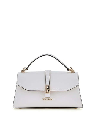 BORSA A MANO DONNA - GUESS BIANCO-TAUPE - HWVG96 55200