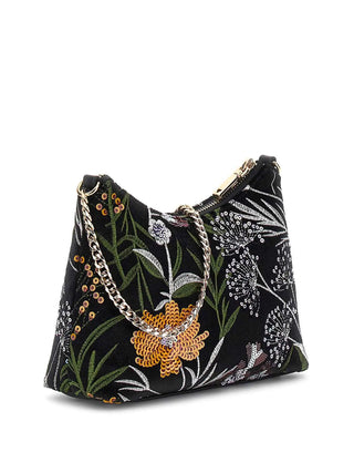 BORSA A SPALLA DONNA - GUESS NERO-MULTI - HWVT93 50170 2