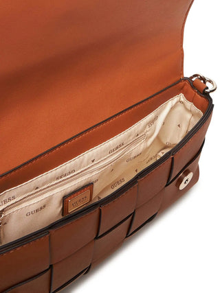 BORSA A SPALLA DONNA - GUESS CARAMELLO - HWWG96 61190 3