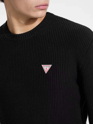 MAGLIONE UOMO - GUESS JEANS NERO - M4BR30 Z3HM1 3