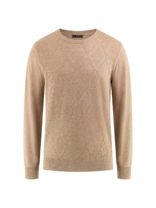 MAGLIA UOMO - GUESS APPAREL MARRONE - M5BR08 Z0432