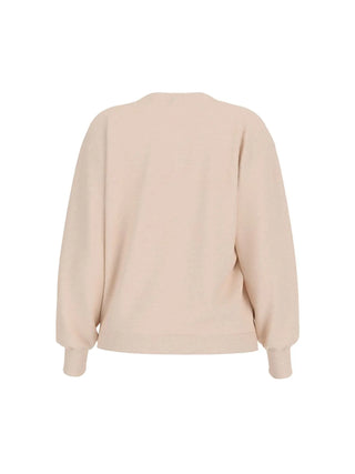 FELPA DONNA - GUESS UNDERWEAR CREMA - O5RQ03 KCO31 2