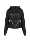 FELPA DONNA - GUESS ATHLEISURE NERO - V2YQ08 K7UW2 1