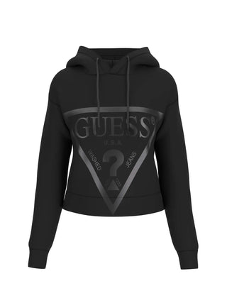 FELPA DONNA - GUESS ATHLEISURE NERO - V2YQ08 K7UW2 1