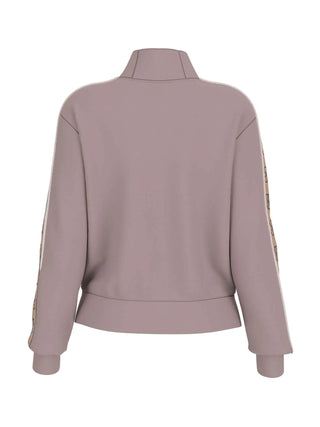 FELPA DONNA - GUESS ATHLEISURE CREMA - V2YQ16 KB3P2 2