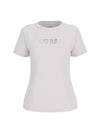 T-SHIRT DONNA - GUESS ATHLEISURE BIANCO - V3BI11 J1314 1