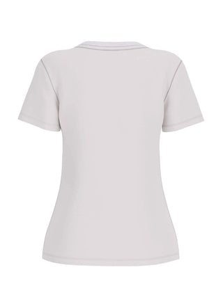 T-SHIRT DONNA - GUESS ATHLEISURE BIANCO - V3BI11 J1314 2