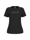 T-SHIRT DONNA - GUESS ATHLEISURE NERO - V3BI11 J1314 1