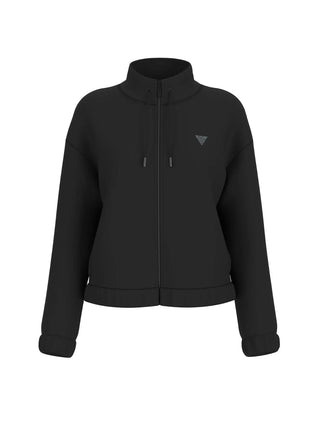 FELPA DONNA - GUESS ATHLEISURE NERO - V4BQ14 K7UW2 1