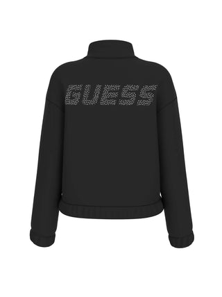 FELPA DONNA - GUESS ATHLEISURE NERO - V4BQ14 K7UW2 2