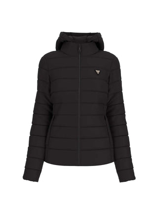 GIUBBOTTO DONNA - GUESS ATHLEISURE NERO - V4YL04 WF3X0