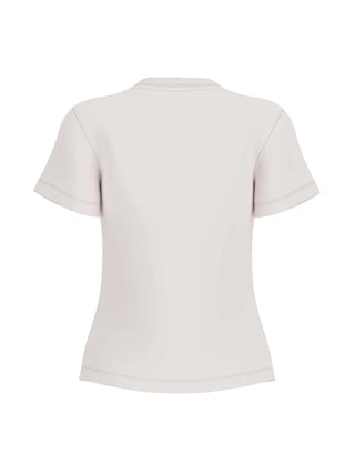 T-SHIRT DONNA - GUESS ATHLEISURE BIANCO - V5GI10 K9RM1 2