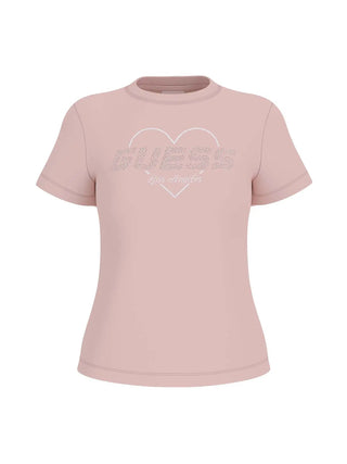 T-SHIRT DONNA - GUESS ATHLEISURE ROSA - V5GI10 K9RM1 1