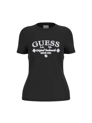 T-SHIRT DONNA - GUESS ATHLEISURE NERO - V5YI03 I3Z14 1