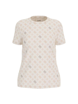 T-SHIRT DONNA - GUESS ATHLEISURE BIANCO - V5YI04 I3Z14 1