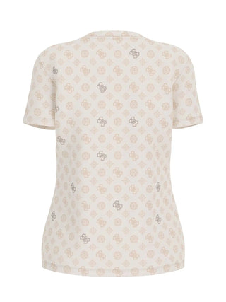 T-SHIRT DONNA - GUESS ATHLEISURE BIANCO - V5YI04 I3Z14 2