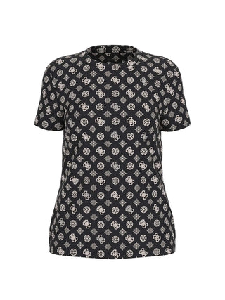 T-SHIRT DONNA - GUESS ATHLEISURE NERO - V5YI04 I3Z14 1