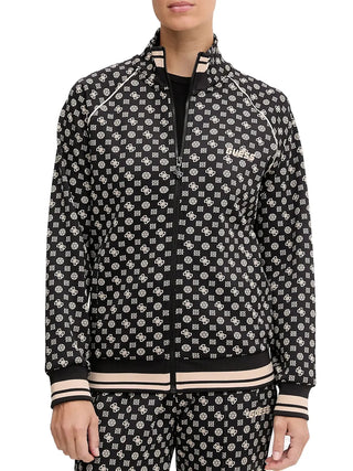 FELPA DONNA - GUESS ATHLEISURE NERO - V5YQ03 KB212