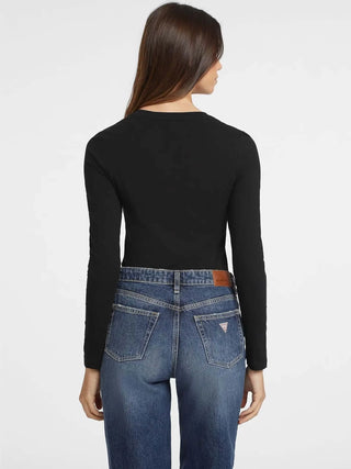 MAGLIA DONNA - GUESS JEANS NERO - W4YI21 J1314 2