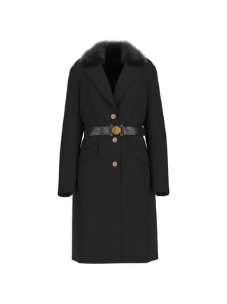 CAPPOTTO DONNA - GUESS APPAREL NERO - W5BL25 W2672