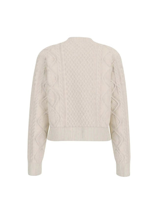 MAGLIONE DONNA - GUESS JEANS BIANCO - W5BR09 Z0561 2