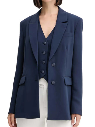 GIACCA DONNA - GUESS APPAREL BLU - W5YN46 WGHC2