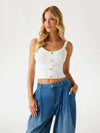 TOP DONNA - GUESS APPAREL CREMA - W5YR10 Z0130 2