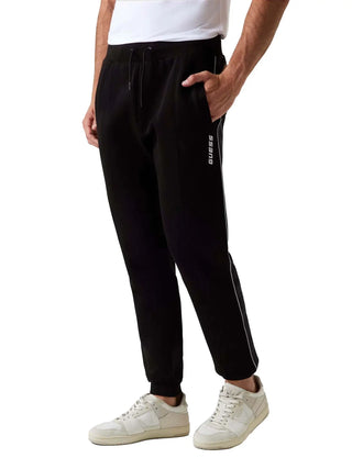 PANTALONE TUTA UOMO - GUESS ATHLEISURE NERO - Z2YB09 KB3P2