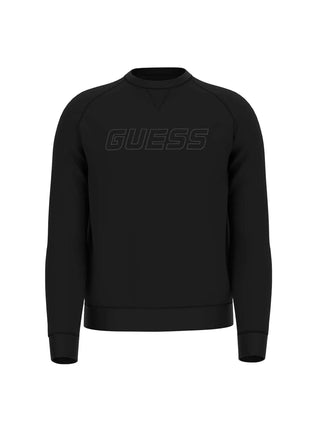 FELPA UOMO - GUESS ATHLEISURE NERO - Z4YQ16 KAIJ1 1