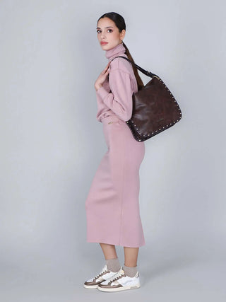 BORSA A SPALLA DONNA - CAFE NOIR TM - C3NA0902 4