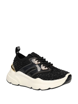 SNEAKERS DONNA - LOVE TO LOVE BY GAI MATTIOLO NERO - 4001 2