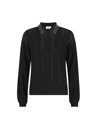 MAGLIA DONNA - GAUDI JEANS NERO - 521BD53050 1