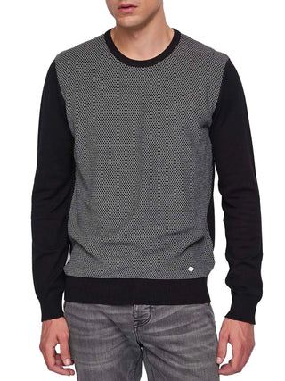 MAGLIA UOMO - GAUDI UOMO NERO-GRIGIO - 521GU53007 1