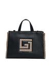 BORSA A MANO DONNA - GAUDI NERO-TAUPE - V5AI-12390 1